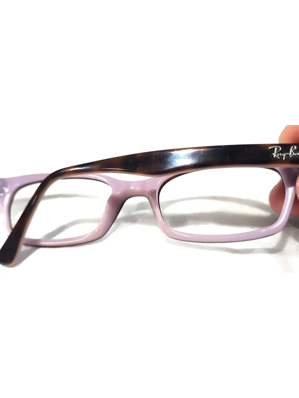 Ray Ban RB5150 5240 Tortoise Purple Eyeglasses 50-19 135 VG